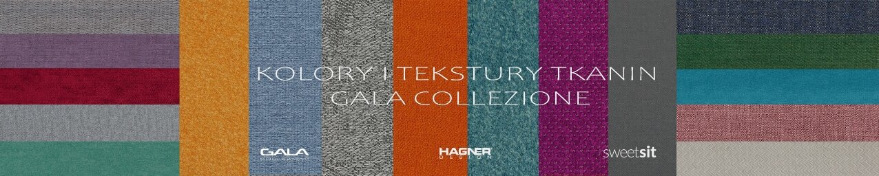Kolory i tekstury tkanin Gala Collezione